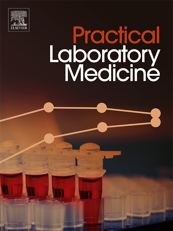 Go to journal home page - Practical Laboratory Medicine